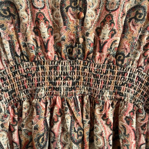 Women Paisley Dress - Picture 3 of 3